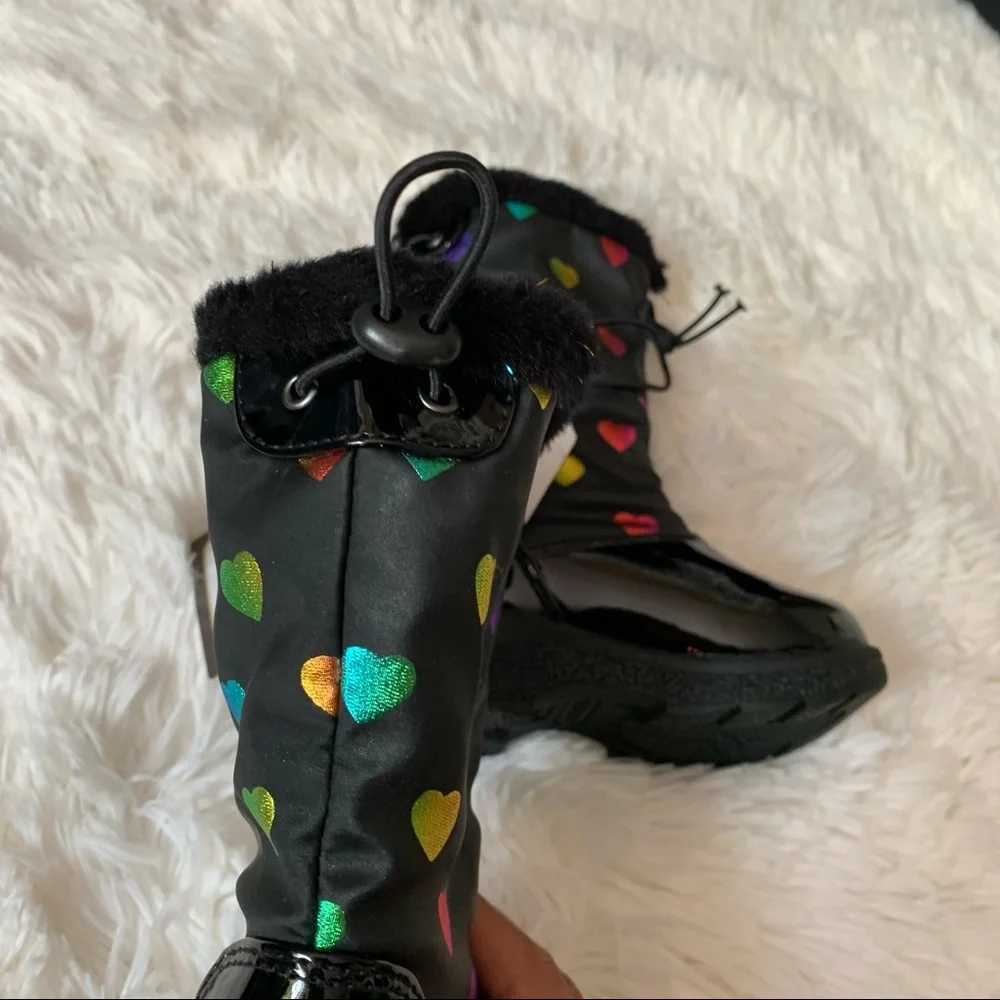 Khombu toddler girl sweetheart‎ winter boots size 6